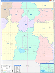 Buena Vista County, IA Wall Map Color Cast Style 2026